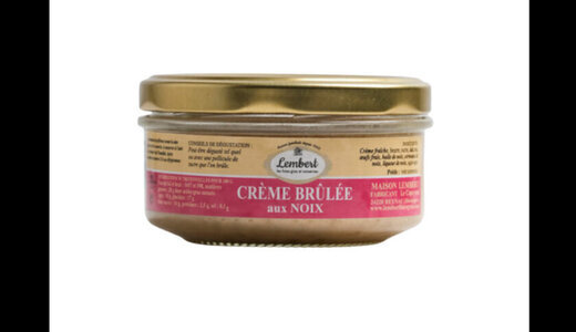 Crème brûlée aux noix