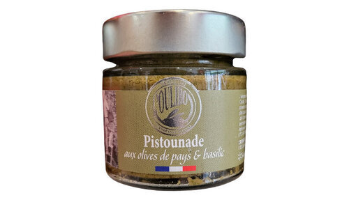 Pistounade aux olives et basilic