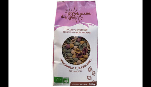 Conchigli aux légumes et blé "Poulard"