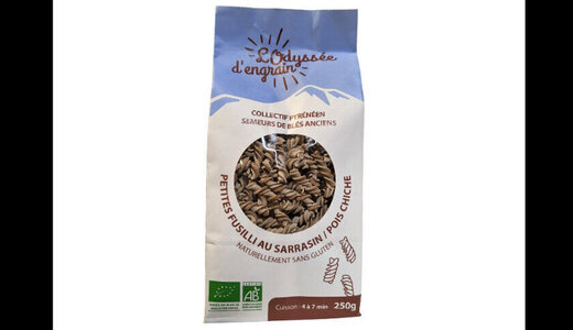 Fusilli pois-chiches/sarrasin - sans gluten
