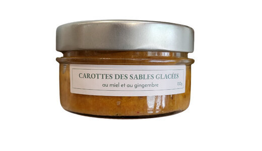 Carottes des sables glacées au miel et gingembre