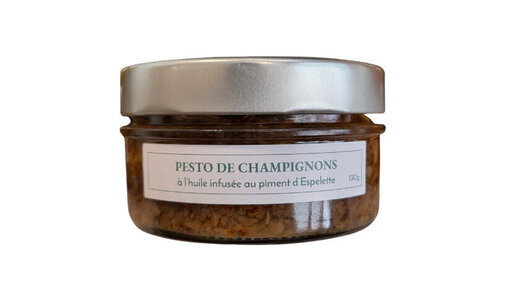 Pesto de champignons à l'huile infusée