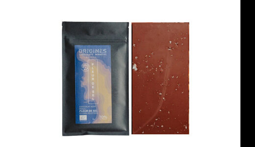 Tablette avec une touche de fleur de sel