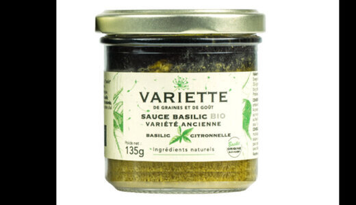 Sauce basilic citronnelle