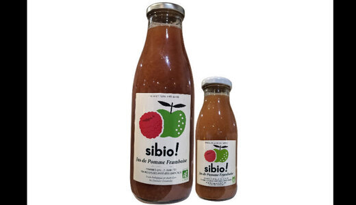 Jus de pommes et framboises