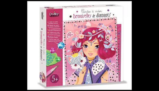 Carte à créer "demoiselle de diamants"