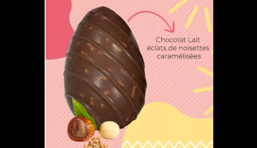 Petit OEuf 20g chocolat au lait éclat de noisettes