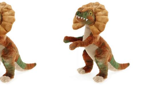 Peluche diloplosaure 26cm