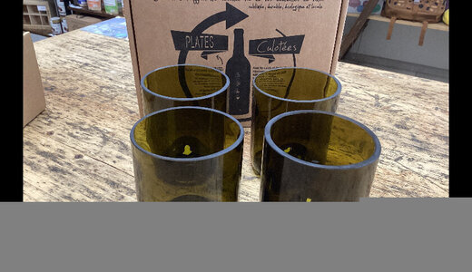 Verre Classique Brun lot de 4