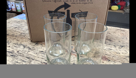 Verre Cocktail Blanc lot de 4