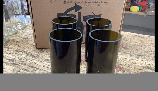 Verre Cocktail Brun lot de 4