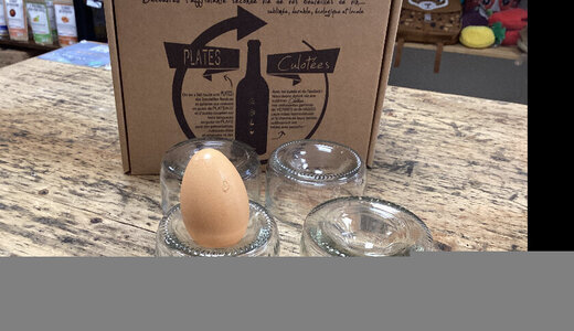 Coquetier Blanc Lot de 4