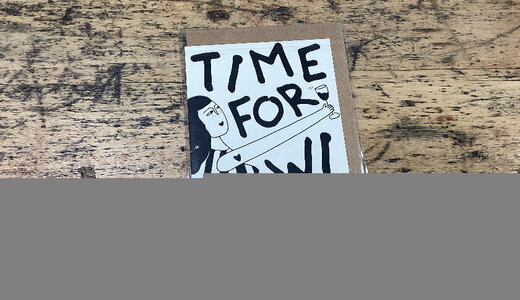 Carte de Voeux Time For Vin