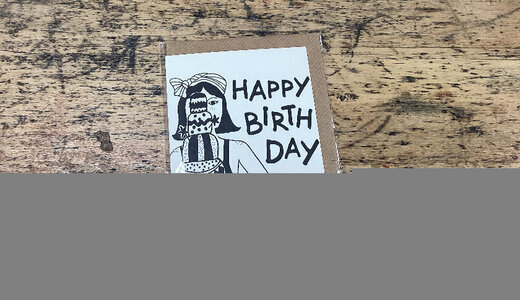 Carte de Voeux Happy Birthday