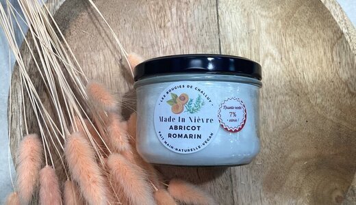 Bougie Abricot Romarin 190gr