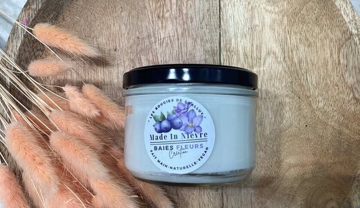 Bougie Baies Fleurs 190gr