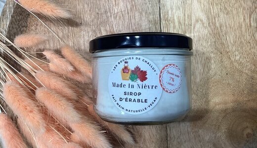 Bougie Sirop d'Erable 190gr