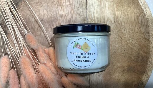Bougie Coing Rhubarbe 190gr