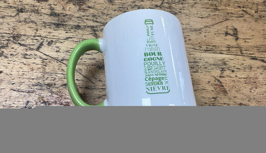 Mug Pouilly Vert avec Bouteille