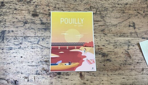 Carte postale Pouilly Orange