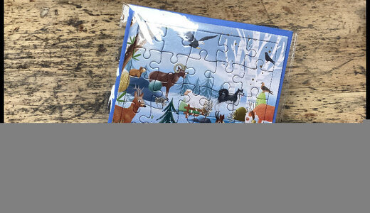 Carte Puzzle Animaux de la montagne