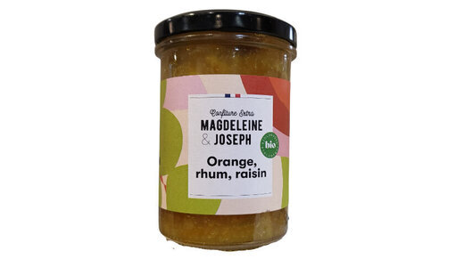 Confiture d'orange et rhum/raisin