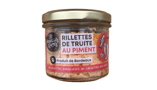 Rillettes de truite au piment d'Espelette