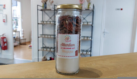 Bocal moyen Brownie choco pécan