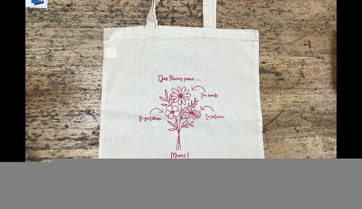 Tot bag Bouquet de fleurs