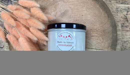 Bougie coquelicot 190gr