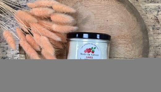 Bougies baies rouges 190gr