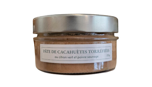 Pâte de cacahuètes au citron vert et poivre sauvage