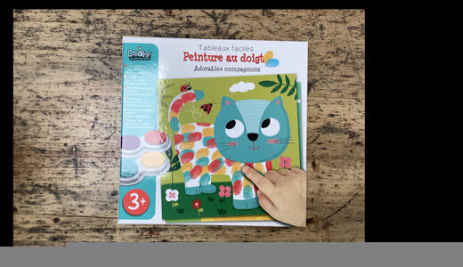 Peinture au doigt adorables compagnons