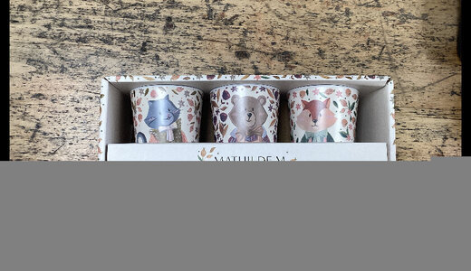 set gobelets les 3 compères 