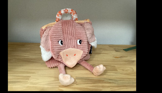 Sac maternelle autruche