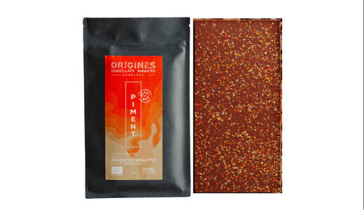 Tablette avec une touche de piment d'Espelette