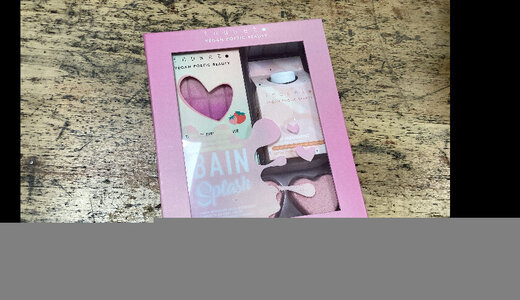 Coffret bain splash fraise 