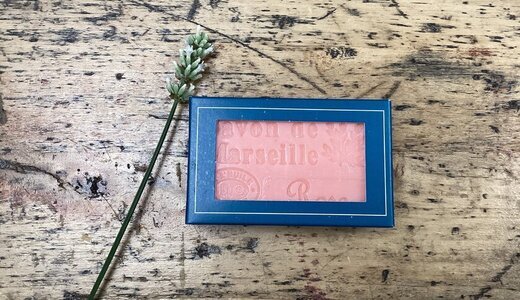 Savon de Marseille rose 125gr