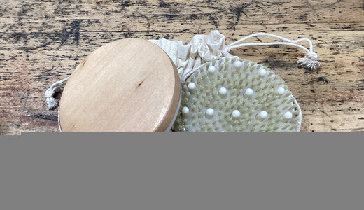 Brosse massage exfoliante