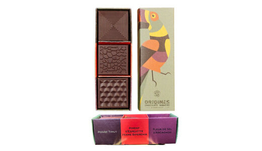 Réglette mendiants découverte 3 chocolats