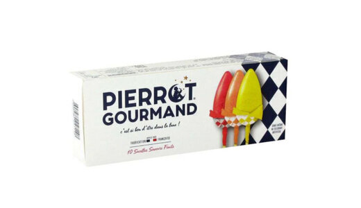 Boîte 10 sucettes fruits Pierrot Gourmand