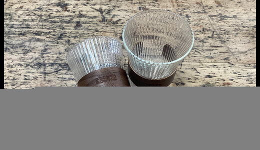 Lot 2 tasses Karl 250ml verre
