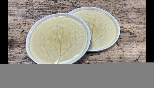 Assiette dessert grès flé 20cm lot de 2