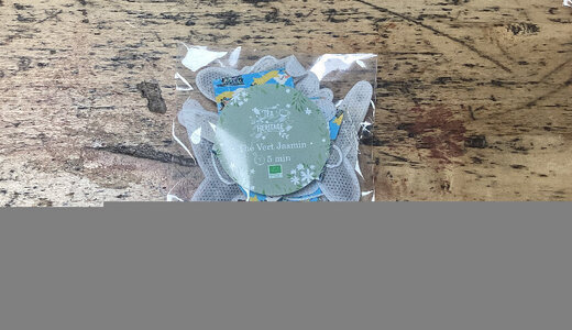 5 sachets thé vert jasmin forme avion