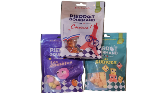 Sachets de bonbons Pierrot Gourmand