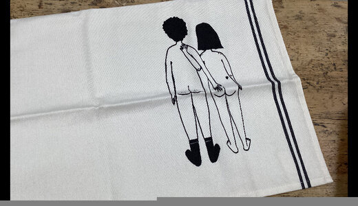 Torchon couple dos