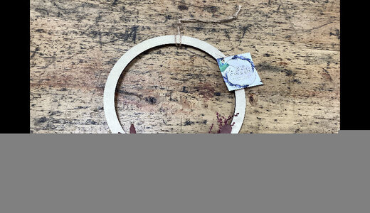 Couronne rose diam 20cm