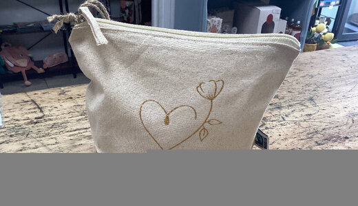 Trousse de toilette coton