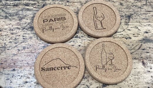 Dessous de verre en liège lot de 4