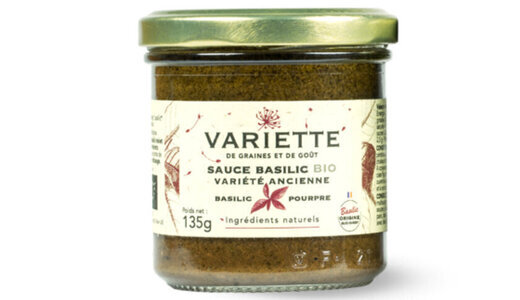 Sauce basilic pourpre